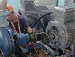 Perumda Tirtanadi Perbaiki Pompa Air di Pangururan